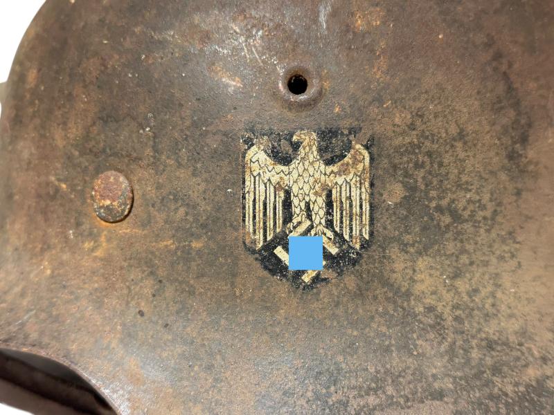 WH M42 Single Decal Helmet