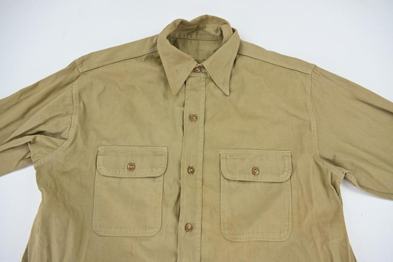 US WW2 EM Rayon Shirt
