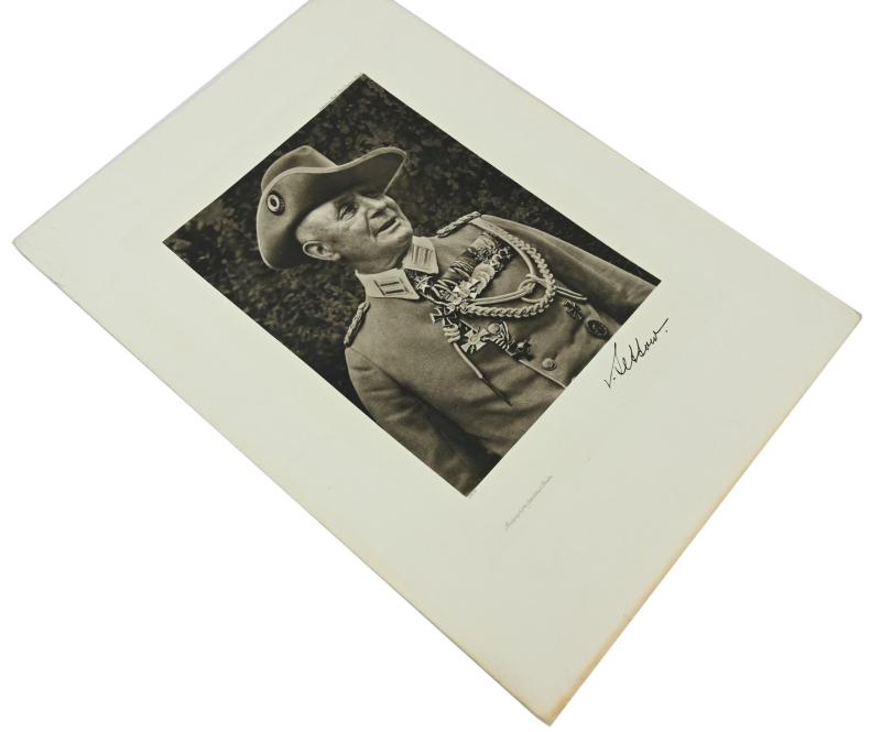 German Third Reich Litho Print of Paul von Lettow-Vorbeck