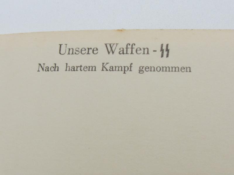Postcard : Unsere Waffen-SS