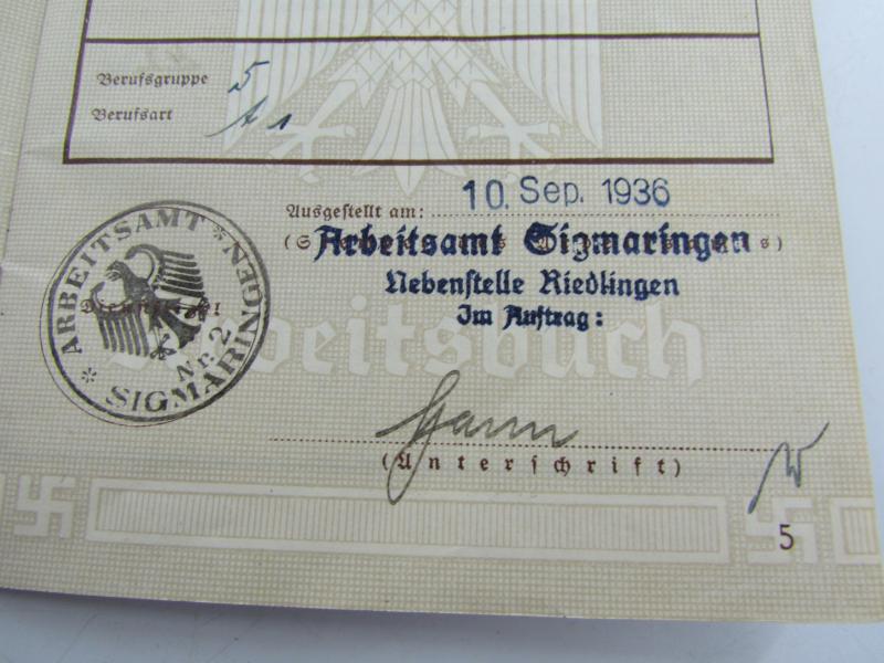 German Arbeitsbuch 1st pattern