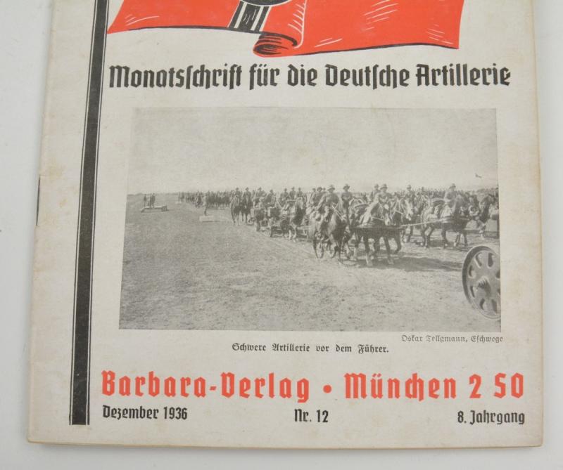 German WH Magazine 'Artilleristische Rundschau' 1936