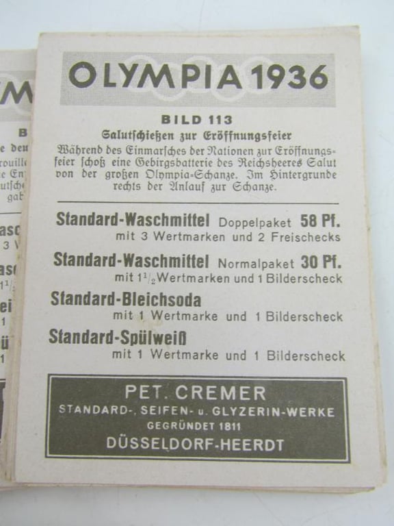 Collection pictures Olympia 1936