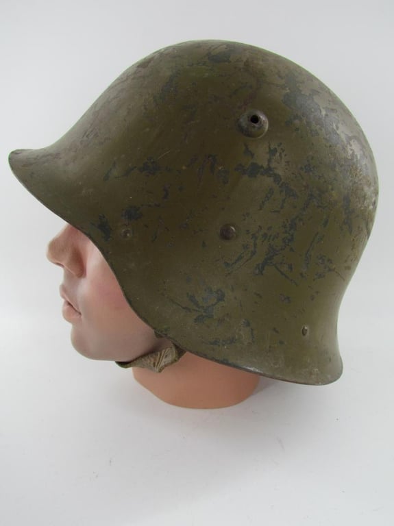 Bulgarian WW2 M36 helmet in original paint