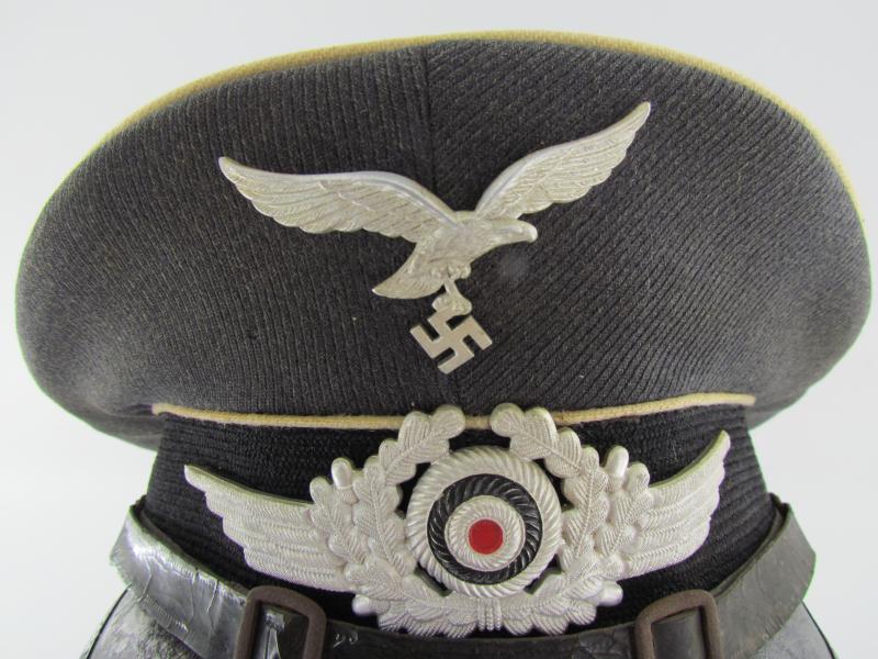 Luftwaffe Hermann Göring Regiment NCO Visor Cap...Rare
