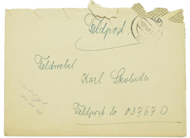German Fieldpost Letter with Envelop