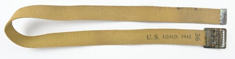 US WW2 Enlisted Men Trouser Belt