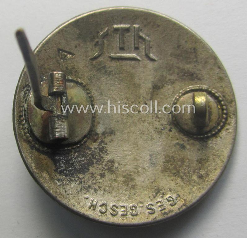 'Der Stahlhelm' - Bund der Frontsoldaten (Sta) - Eintrittsabzeichen 1932' being a non-engraved- (albeit 'A'-marked) example
