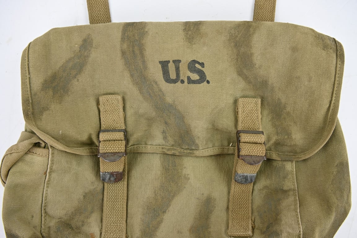 US WW2 Named 507th PIR Camo Musset Bag