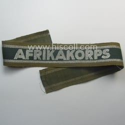 'BeVo'-like cuff-title (ie. 'Ärmelstreifen') entitled: 'Afrikakorps' being a...
