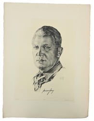 German Portrait Print/Litho of Reichsmarshall Hermann Göring by...