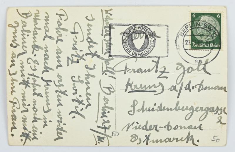 German Third Reich Postcard 'Grusse aus Berlin'