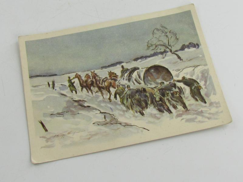 Postcard : Schwieriger Nachschub