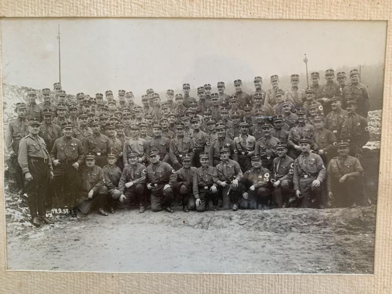 German WW2 'Sturmabteilung' Group Photo