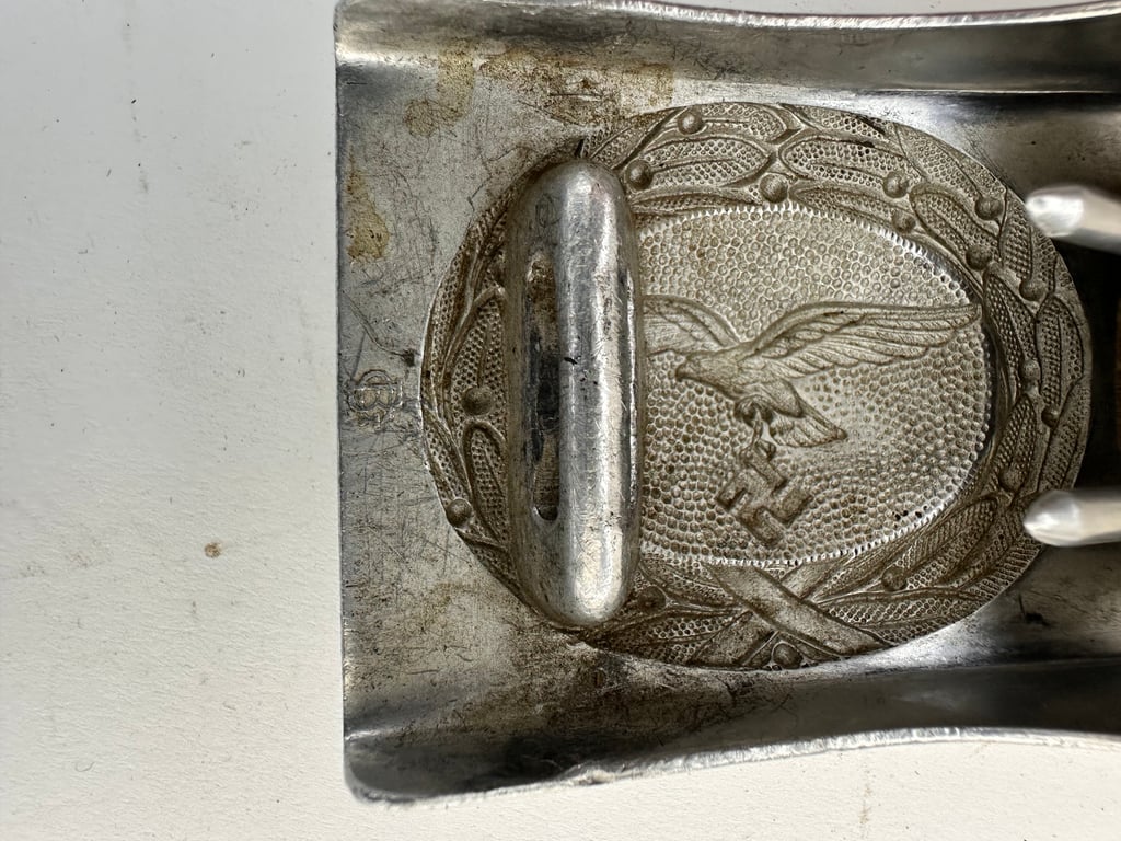WW2 German alu. Luftwaffe buckle