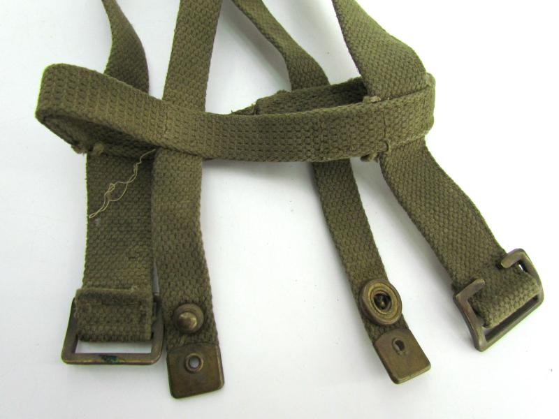 British WWII P37 Web Skeleton Water Bottle Canteen Carrier