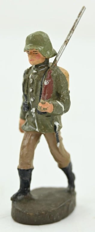 German Elastolin Toy Figure 'Infantry'