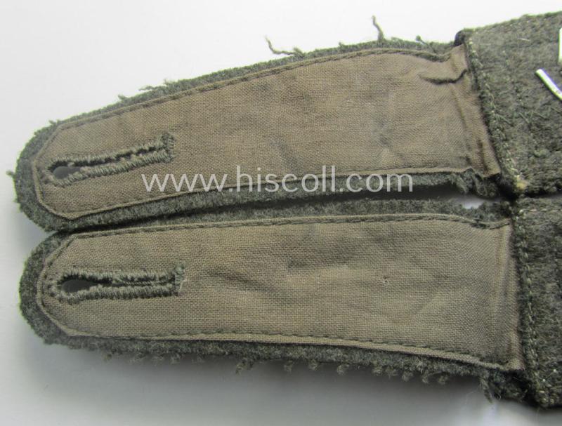 Pair of WH (Heeres) NCO-type shoulderstraps: 'Stabsfeldwebel o. Spiess einer Pionier-Abtlgs.'