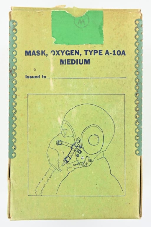 USAAF WW2 A-10A Oxygen Mask Box