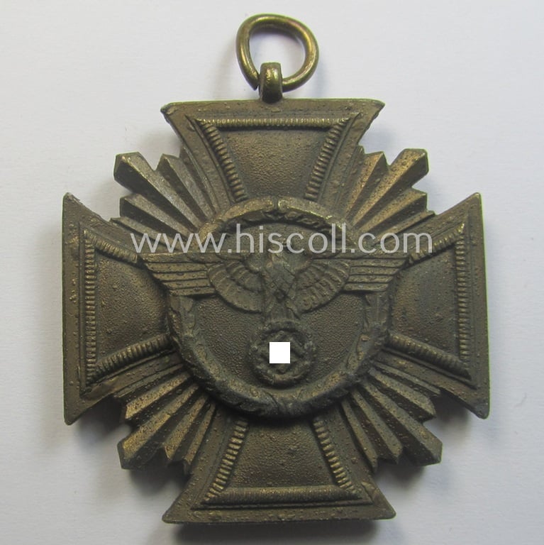 'N.S.D.A.P. Dienstauszeichnung in Bronze' (ie. being of the '3. Stufe für 10 Jahre treue D.')