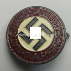 'Painted- (ie. sprayed'-) pattern 'N.S.D.A.P. - Parteiabzeichen' showing...