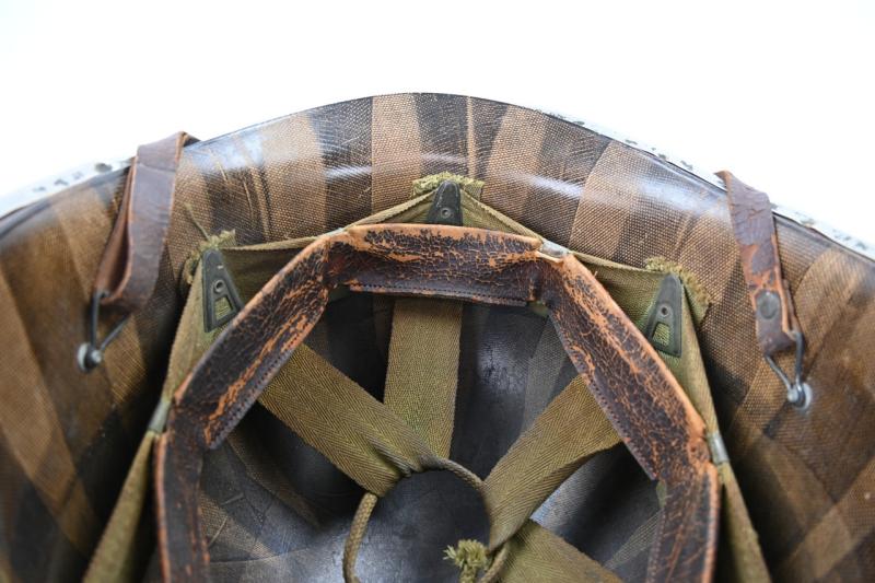 USN WW2 M1 5th Army Shore Patrol Helmet