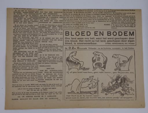 Dutch NSB newspaper "Volk en Vaderland"