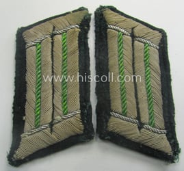 Truly used, pair of WH (Heeres) collar-tabs (ie....