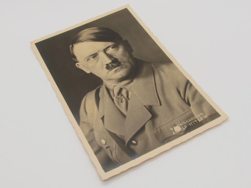Postcard : Portrait Photo  "Reichskanzler ADOLF HITLER"