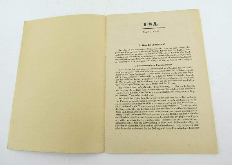 Wehrmacht USA  America booklet army publication 1941