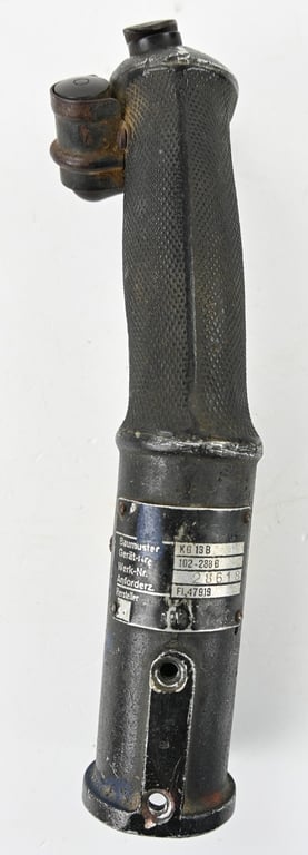 German LW ME262 Messerschmitt Controle Stick with Map and Compass