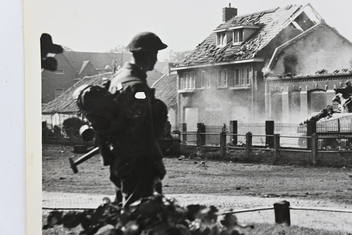 British WW2 Market Garden Press Photo 'Asten'