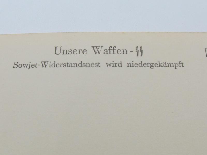 Postcard : Unsere Waffen-SS