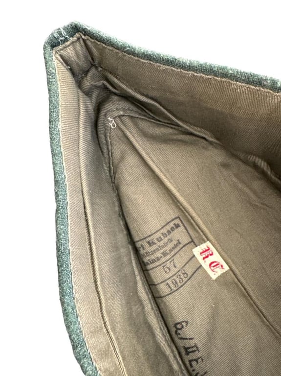 Wehrmacht Nebelwerfer Truppen (Smoke Troops) Officers Overseas Cap...Mint!