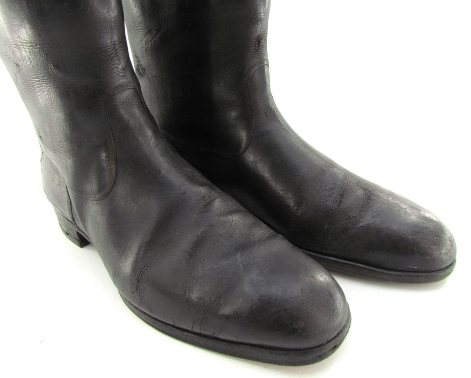 German Officers Boots  with Shoe Lasts