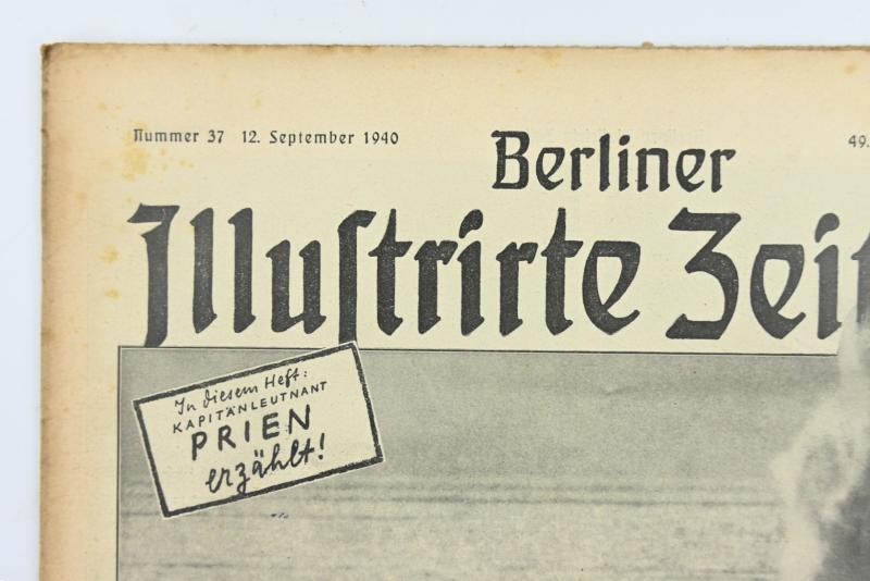German Berliner Illustrierte Zeitung Newspaper 1940