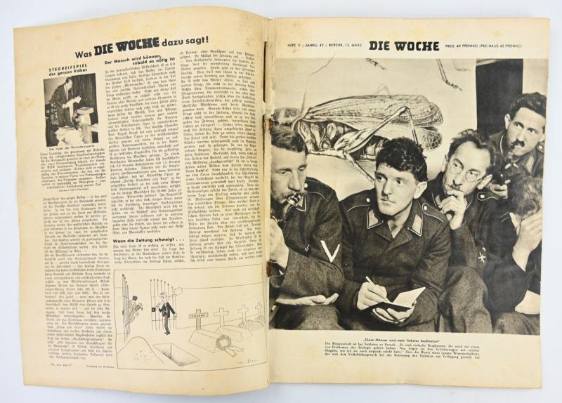 German Third Reich Magazine 'Die Woche' 1940