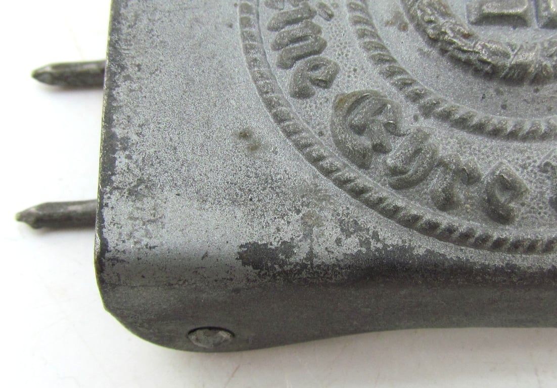 Waffen-SS Steel Belt Buckle – RZM 155/43 SS