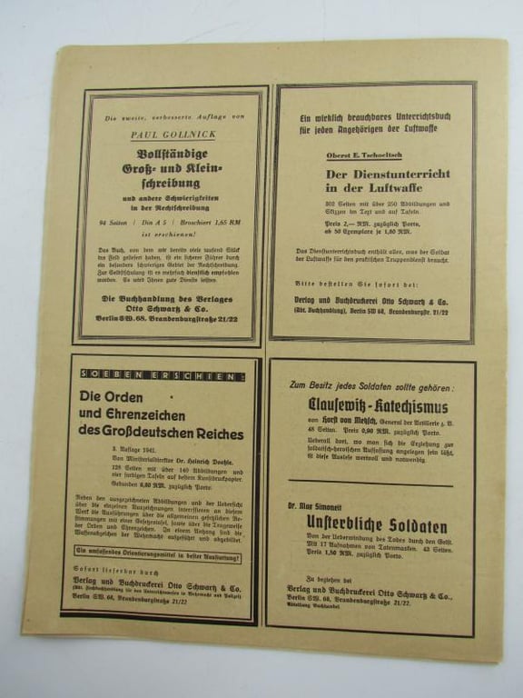 Fortbildung Magazine Nr 6  16  March 1942