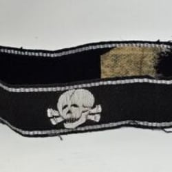 WWII Waffen-SS Totenkopf Standarte ,,Oberbayern” cuff title in...