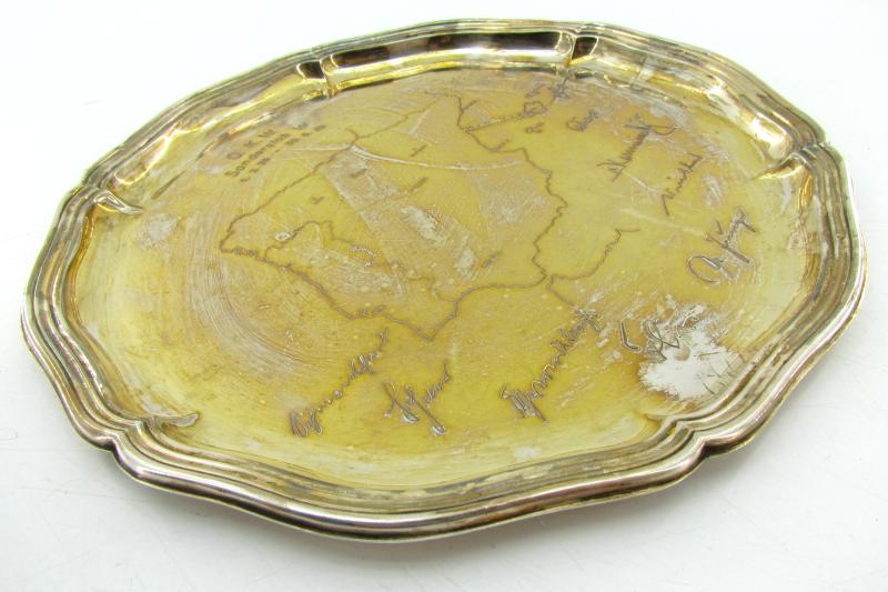 Legion Condor large silver commemorative plate