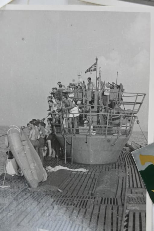German KM U-Boat Picture set U-1227 Friedrich Altmeier