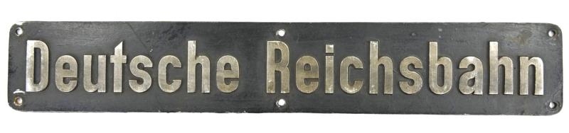 German Reichsbahn Designation Sign
