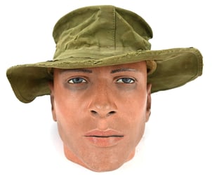 US WW2 Daisy Mae HBT Hat 1943 290th...
