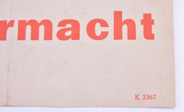 German/Dutch Wehrmacht Train Sign