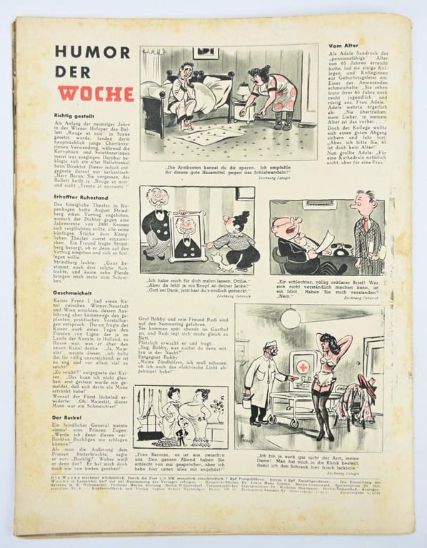 German Third Reich Magazine 'Die Woche' 1943