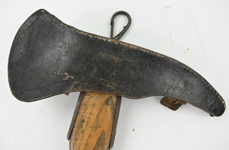 German Third Reich Era Firefighters Axe with Cover