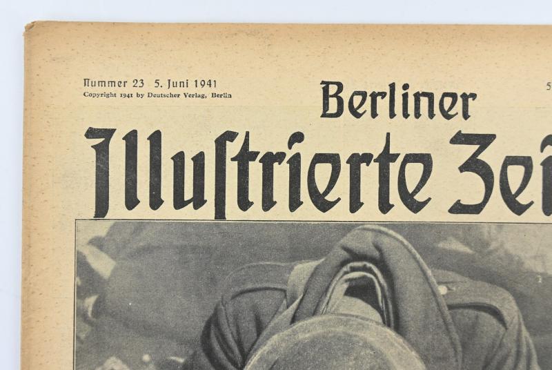 German Berliner Illustrierte Zeitung Newspaper 1941