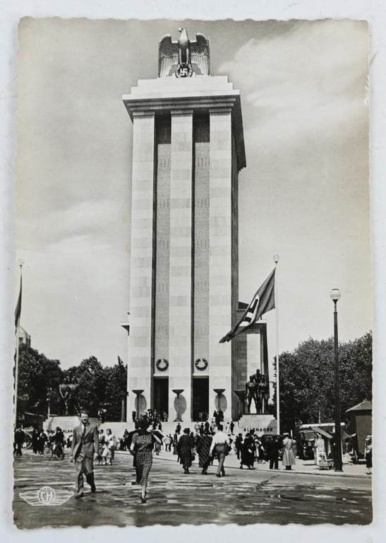 German Third Reich Postcard 'Pavillon de L'Allemagne'