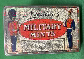 WW1 Needlers Military Mints Tin August 1914
